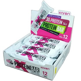 تصویر شکلات پروتئین بار 45 گرمی کارن Karen Protein Bar Chocolate