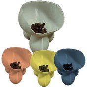 تصویر ظرف آب و غذا سگ و گربه مدل 161 پایه دار 