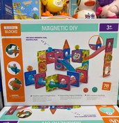 تصویر بازی ساختنی مگنت تایل ۷۸ قطعه 