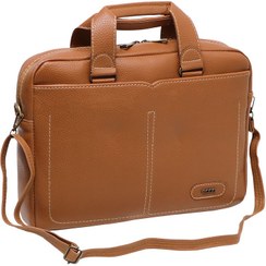 تصویر کیف اداری چرم اکو مدل ۱۶۴۸ با محافظ حبابی 