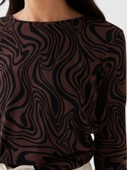 تصویر تی شرت آستین بلند زنانه ال سی وایکیکی ا lc waikiki | S3JJ18Z8-F9C lc waikiki | S3JJ18Z8-F9C
