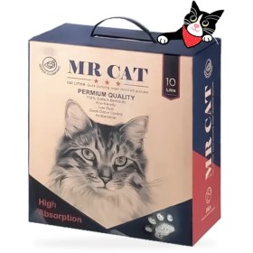 تصویر خاک بستر گربه مِستِر کَت 8 کیلو ( اکسیژن ) – Mr Cat cat litter 8 kilo (oxygen) 