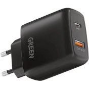 تصویر آداپتور دو پورت 20 وات گرین Green Dual USB Port Wall Charger 20W 