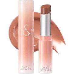تصویر بالم لب رومند رنگ Buffy Coral مدل Glasting Melting Balm Rom&nd 
