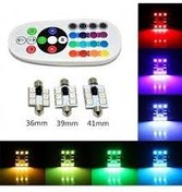 تصویر چراغ سقفی ریموت دار RGB با ۱۵ SMD 