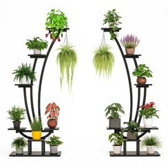 تصویر استند گل هلالی فلزی 