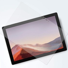 تصویر محافظ صفحه نمایش شیشه ای مدل راک مناسب برای سرفیس پرو 7 