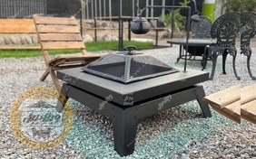 تصویر آتشدان و فایرپیت هیزمی یا گازی کد 320 