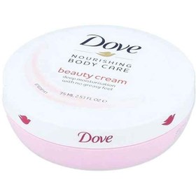 تصویر کرم مرطوب کننده و تغذیه کننده صورت و بدن داو Dove nourishing body care beauty cream for hand body