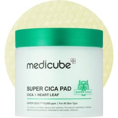 تصویر تونر پد تسکین دهنده سوپر سیکا مدی کیوب Medicube Super Cica Toner Pad 