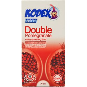 تصویر کاندوم دابل انار ناچ کدکس 12 عددی Double Pomegranate Nach Kodex Condoms 12 pieces