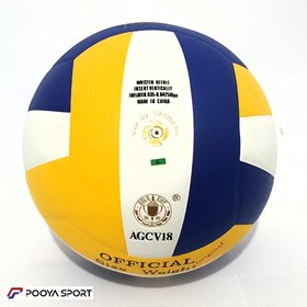 تصویر توپ والیبال گلد کاپ مدل AGCV 18 ا Gold Cup volleyball model AGCV 18 Gold Cup volleyball model AGCV 18