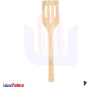 تصویر کفگیر چوبی عروس نوین مدل رابر - 