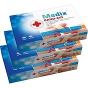 تصویر چسب زخم مدیکس مدل Hypoallergic مجموعه 3 عددی 