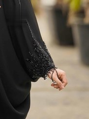 تصویر چادر مشکی عربی جواهردوزی آوا (آماده سازی 7 روز کاری) کد 12095 