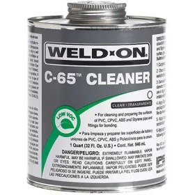 تصویر کلینر ولدان پرایمرweld-on آمریکایی نیم کیلویی cleaner weld-on