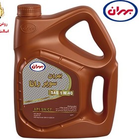 تصویر روغن موتور ۵W-40 بهران مدل سوپر رانا SN حجم ۵ لیتر 