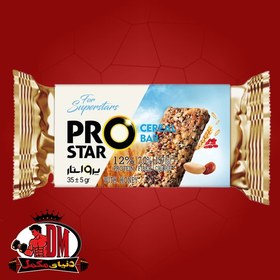 تصویر سریال بار فشرده غلات و آجیل پرو استار 35 گرم Cereal Bar Prostar 35g