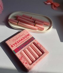 تصویر سایه چشم استیکی (Dragon Ranee) دراگون رانی ۲ رنگ با فینیش مات و شاین - 6 eyeshadow Dragon Ranee