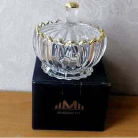 تصویر قندان جنوا لب طلا 