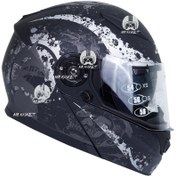 تصویر کلاه کاسکت بلوتوث دار راپیدو فک متحرک 950 BLK-Z BON Bluetooth helmet RAPIDO 950