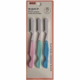 تصویر تیغ اصلاح ابرو مدرن 3 عددی Mixueer 