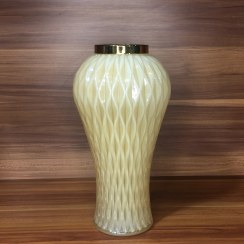 تصویر گلدان شیشه ای کد ۳۵ سایز بزرگ و متوسط 