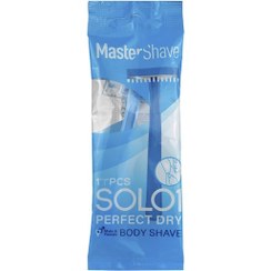 تصویر خودتراش 3 لبه مستر شیو Master Shave سری سولو پرفکت درای بسته 1 عددی 