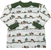 تصویر بلوز مانتویی نوزادی طرح گوزن به آوران behavaran 