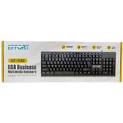 تصویر کیبورد ایفورت مدل EF-1100 EFFORT KEYBOARD EF-1100