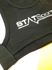 تصویر بالاپوش ورزشی نیم تنه فوتبالی STATSports نخ پنبه خارجی فول کشی در پک طلایی خوشگل 