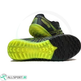 تصویر کفش چمن مصنوعی اسیکس کوپرو طرح اصلی مشکی سبز Asics Copero 