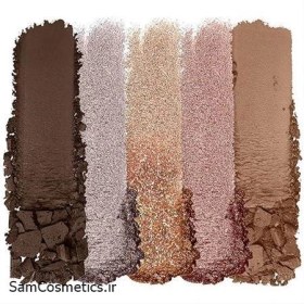 تصویر سایه چشم 5 رنگ کالر آیکون Camo Flaunt وت اند وایلد WET N WILD Eyeshadow Palette Color Icon 5-Pan Walking n Camo Flaunt