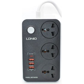 تصویر چند راهی برق الدنیو LDNIO Power Socket SC3412 