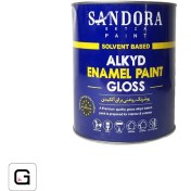 تصویر پوشرنگ روغنی آلکیدی براق کد 545 سبز سیر ساندورا 