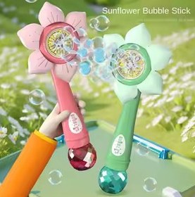 تصویر حباب ساز گل آفتابگردان شارژی اتوماتیک 