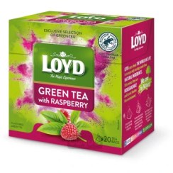 تصویر چای سبز لوید همراه با تمشک 30 گرم LOYD ا LOYD green tea with raspberry 30 g LOYD green tea with raspberry 30 g