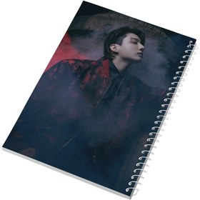 تصویر دفترچه یادداشت 40 برگ طرح JUNGKOOK-BTS مدل FH-2557 