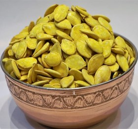 تصویر تخمه مرمری زعفرانی 