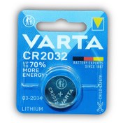 تصویر باتری سکه ای وارتا (Varta) CR2032 