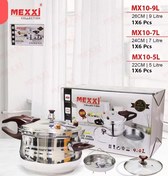 تصویر زودپز مکسی مدل MX109L ظرفیت 7 لیتر استیل ضد زنگ 