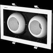 تصویر چراغ سقفی ال ای دی توکار ۶۰ وات گلنور مدل پیکسل ۲ 