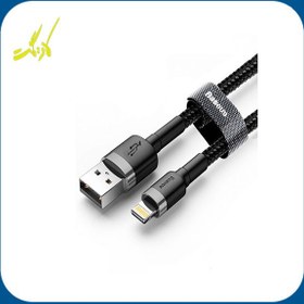 تصویر کابل تبدیل USB به لایتنینگ باسئوس مدل Cafule طول 2 متر ا Baseus Cafule USB To Lightning Data Cable 2m Baseus Cafule USB To Lightning Data Cable 2m