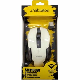 تصویر ماوس بی‌سیم سیبراتون مدل SM1160W Sibraton SM1160W Wireless Optical Mouse