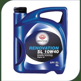 تصویر روغن موتور بهتام رنواتیون مدل  10W-40 SL Behtam renovation 10W-40 SL