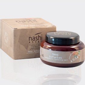 تصویر ماسک مو ناشی (نشی) Nashi آرگان مدل آبرسان عمیق Deep Infusion حجم 1000میل Nashi