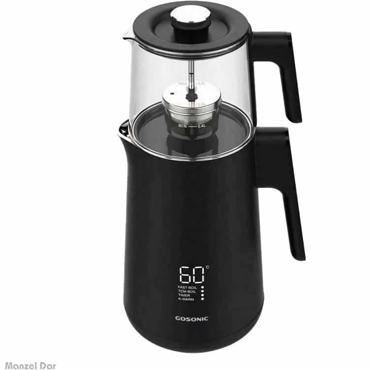 چایساز گوسونیک مدل GST-780 با کتری استیل ۱.۷ لیتری