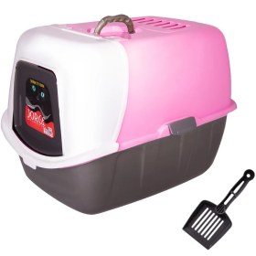 تصویر ظرف خاک مسقف گربه هپی پت همراه با بیلچه ۱ کیلوگرم 