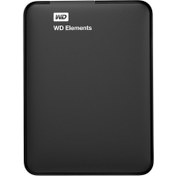 تصویر حافظه اچ دی دی اکسترنال وسترن دیجیتال مدل Elements ظرفیت 2 ترابایت Western Digital Elements 2TB External HDD