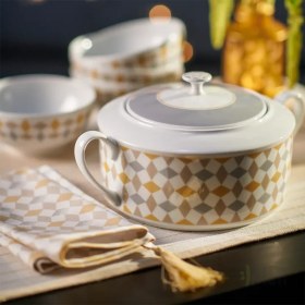 تصویر ظرف سوپ‌ خوری دردار ایکیا GOKVALLA 